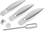 Weber® One‑Touch™ Cleaning System Replacement Kit for 22" Charcoal Grills | Replacement Ash Sweeper Hardware for 22" Kettle Charcoal Grills, Durable Aluminized Steel, Charcoal Grill Replacement Part