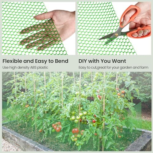landical 6 rolls chicken wire fencing mesh with, close-up detail