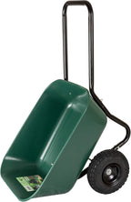 garden star 70019 garden barrow dual-wheel residential wheelbarrow showing dimensions