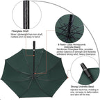 G4Free 47/54/62/68/72 Inch Automatic Open Golf Umbrella Oversize Extra Large Double Canopy Vented Windproof Waterproof Stick Umbrellas