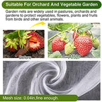 50ft garden mesh netting barrier,fruit tree plant netting, side view