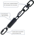 Hammock Chair Spring Upgrades 360 Rotating Spring With Carabiners Shock Absorption For Hammock Chair