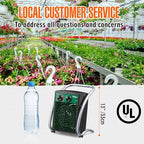 dr. infrared heater dr218-3000w greenhouse garage workshop infrared, front angle view