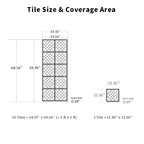 fast-drying outdoor decking for garden, kennel, storage shed, side view