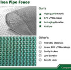 5'hx12'w outdoor freestanding privacy screen fence panels with on a desk or shelf