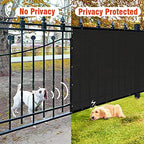 icover 4x50ft privacy screen fence, outdoor fencing panels, view 9