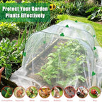 33 ft garden mesh netting kit pest barrier showing dimensions