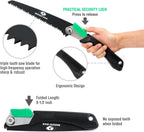 MOSSY OAK 3 in 1 Folding Saw, Pruning Hand Saw with Wood | Metal and PVC Blade, Camping Saw for Backpacking, Hunting and Bushcraft, Pouch Included