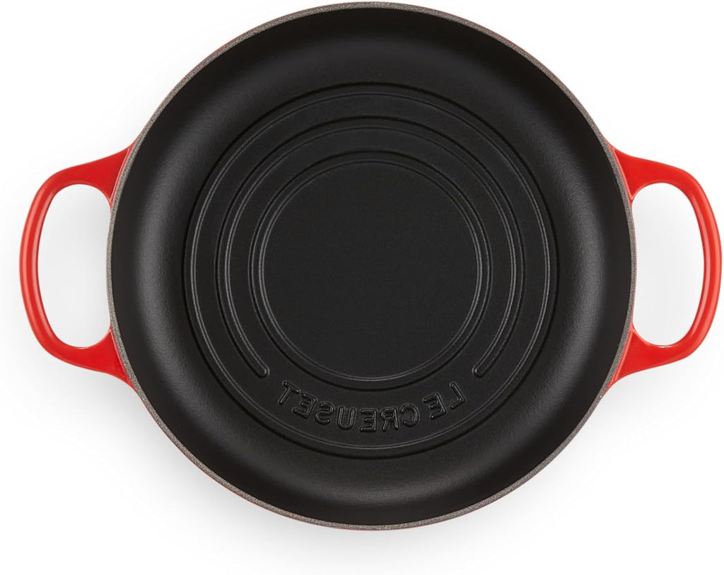 Le Creuset Enameled Cast Iron Signature Round Bread Oven, 9.5 inch, Cerise