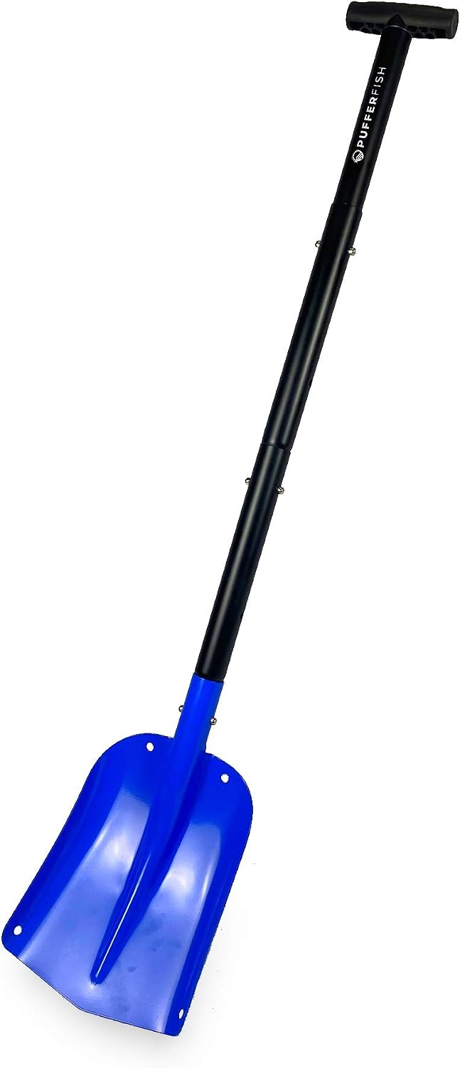 pufferfish really big sand shovel - lightweight collapsible, main product view