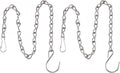 EBOOT 2 Pcs Hanging Chain for Bird Feeders, Planters, Lanterns and Ornaments (Silver,35 Inch)