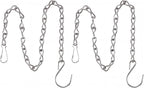 EBOOT 2 Pcs Hanging Chain for Bird Feeders, Planters, Lanterns and Ornaments (Silver,35 Inch)