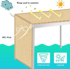 90% Shade Cloth Sun Shade Fabric Privacy Screen Shade Cover for Patio Garden Pergola Shade Cover Canopy with Gromments