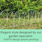 shoplala animal barrier fence (10 panels) 12x24in decorative, side view