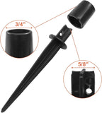 Litoexpe 8 Pack Metal Solar Lights Stake, Replacement Spike Ground Stake for Garden Lights Outdoor Enthusiasts