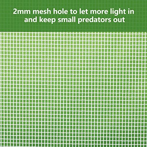 36" outdoor mesh plant enclosure, plant cover for, close-up detail