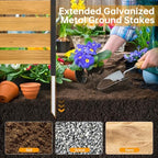 aoxun 2 panels wood privacy screen, 41" x, package contents