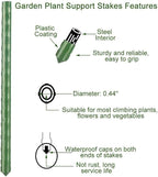 3Feet 36inch Garden Stakes Sturdy Plant Sticks Support Tomato Stakes for Vegetable,Pack of 20
