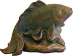 Danner Manufacturing, Inc. Pondmaster Spouting Fish Statue, 03770 Brown