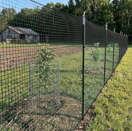 4x100ft deer fence garden netting 50gsm square mesh, front angle view