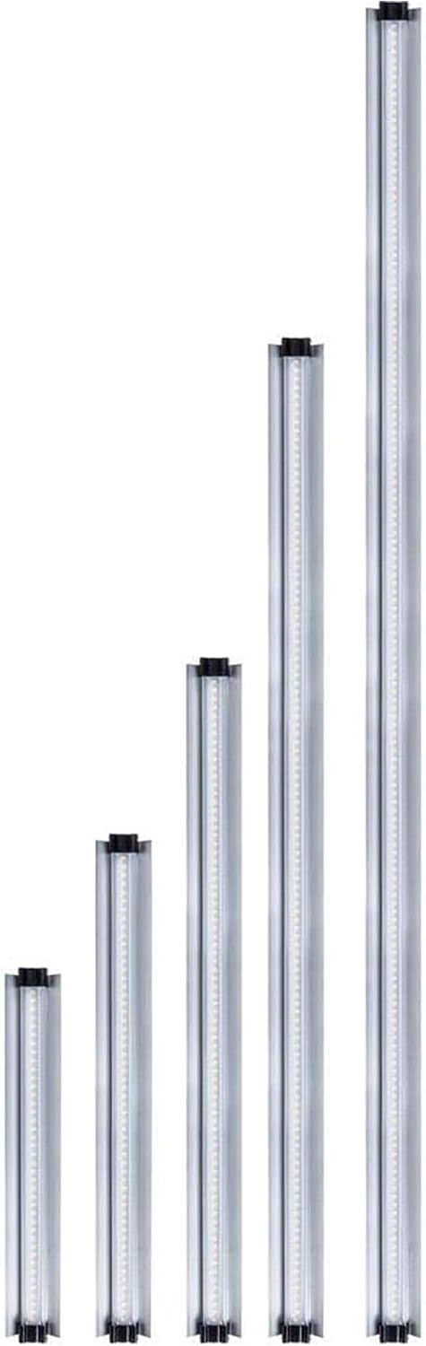 SunBlaster 24" Prism Lens 24W 6400K Full Spectrum LED Strip Light Indoor Greenhouse Plant Grow Lamp with Built-in Reflector & Mounting Clips