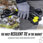 twisted goat industrial twist ties - heavy duty on a desk or shelf