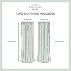 Exclusive Home Cabana Solid Indoor/Outdoor Light Filtering Hook-and-Loop Tab Top Curtain Panel Pair, 54"x120", Mecca Orange