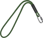 SELEWARE 10ft Tree Swing Rope Hammock Straps Hanging Kit - Fast & Easy Install for Hammock Chair, Tire Swing - Indoor/Outdoor Playground Accessories - Green, 1 Pack