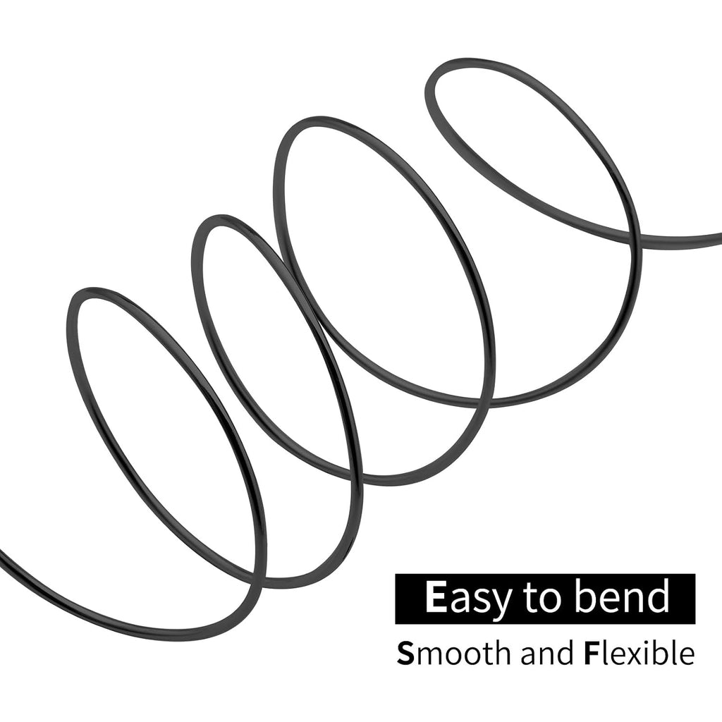 Black-4.0-Anodized Aluminum Bonsai Training Wire 250g Large Roll,Many Size to Choose,KSVZS Bendable Metal Wire for Crafts,Sculpting,Armature and Daily Use,Necessities for Family
