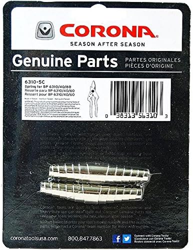 Corona Clipper Forged Aluminum Pruner Spring 6310-5 (2 Pack) Fits BP6310, BP6340, BP6360
