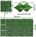 bybeton 60"x120" (50sqft) ivy privacy fence shown in use