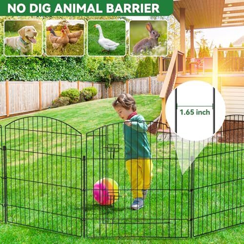 10 panel no dig garden fence with gate, package contents