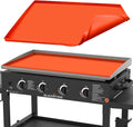 36" Silicone Griddle Cover Mat for Blackstone 36 Inch Griddle Accessories, All-Season Protection Against Dirt & Rust, Food Grade Silicone Grill Mat (Orange)