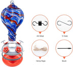 Muse Garden 32OZ Hummingbird Feeders Blown Glass Hummingbird Feeder, Garden Backyard Decor for Outside, Navy Blue | Muse Garden 32OZ Hummingbird Feeders Blown Glass Hummingbird Feeder, Garden Backyard Decor for Outside, Navy Blue