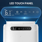 14000 btu portable air conditioners for room cooling, front angle view