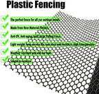 upgraded 15.7in x 33ft abs plastic chicken wire, package contents