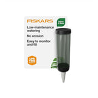 Fiskars LifeWell Watering Spike, Self-Watering System for Indoor Plants, Continuous Hydration Vacation Care & Travel, Porous Ceramic Cone Slow Release, 11.75 oz Capacity, Black