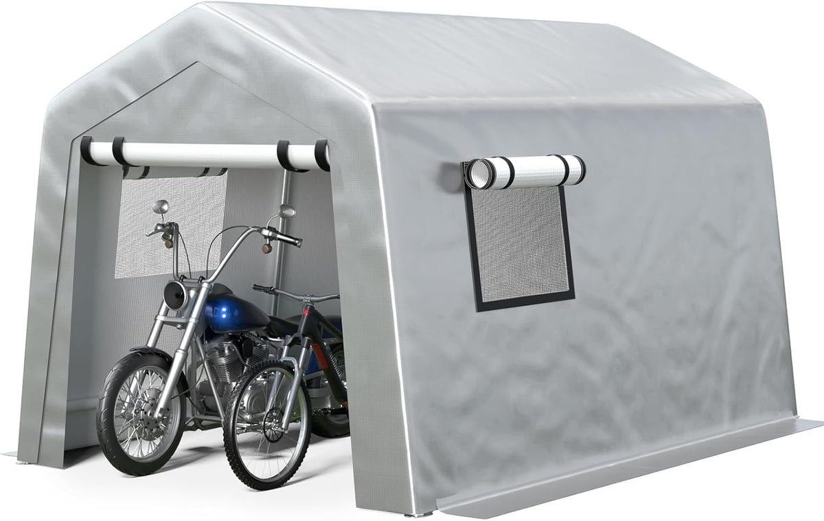 jocoevol 8x10 ft carport heavy duty tent with, main product view