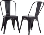 fdw metal dining chairs set of 2 patio, main product view