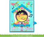 Lawn Fawn LF2471 Magic Iris Birdhouse Add-on Custom Craft Dies