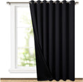 nicetown extra wide patio door curtain, super heavy-duty, main product view