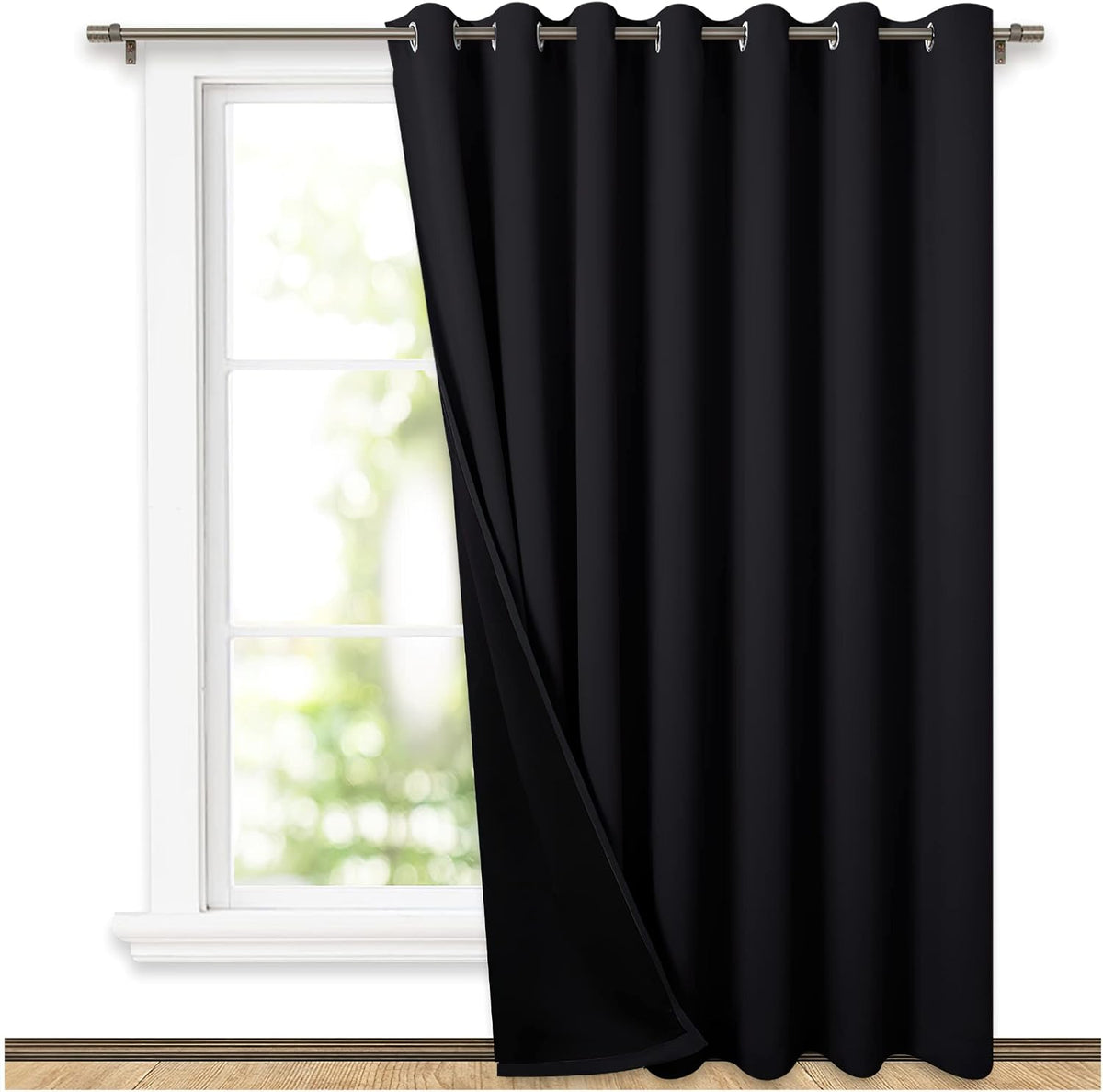 nicetown extra wide patio door curtain, super heavy-duty, main product view