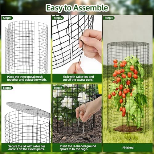 specilite 10 pack plant protector from animals, 12"x14", package contents