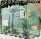 poray large tunnel 8.2'x4' plant netting cover, 6ft, close-up detail