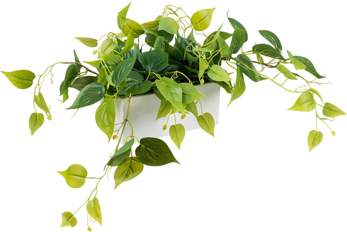 mygift vibrant lifelike artificial plant pothos leafy vine, main product view