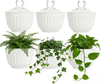 orimerc 6 pcs plastic large wall plant pots, main product view