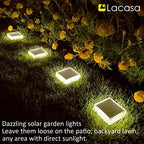 lacasa solar deck lights, 4 pack 30lm led, side view
