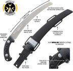 Silky ZUBAT Professional Curved Hand Saw 330mm Fine Teeth (278-33)