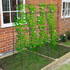 garden cucumber trellis large 6ft tall metal trellis, package contents