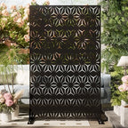 cofar metal privacy screen outdoor 72" h×44" w, close-up detail